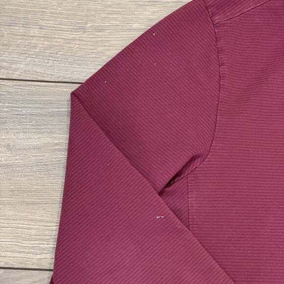 Men’s Tommy Bahama 1/4 Zip Pullover Sweater Size XL Burgundy Long Sleeve Modal - Picture 3 of 8